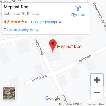 meplast lokacija google maps